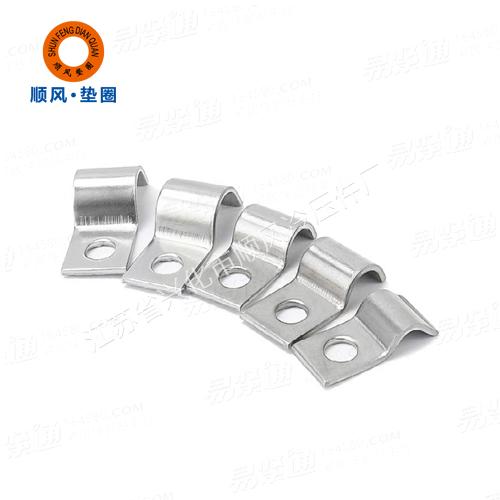 Q682一端固定式单管夹片厂家直销来图定制Q681