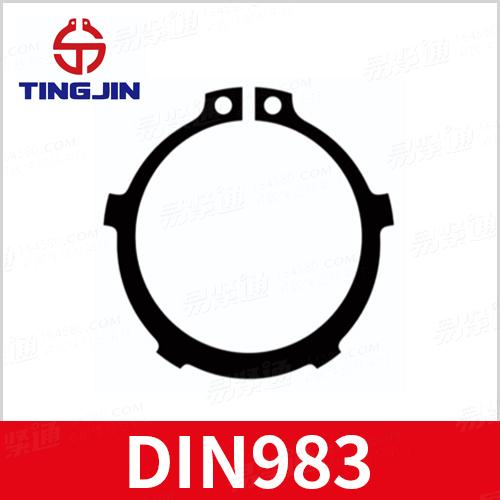 專業卡簧擋圈供應商DIN983帶齒軸用擋圈 溫州擋圈廠家