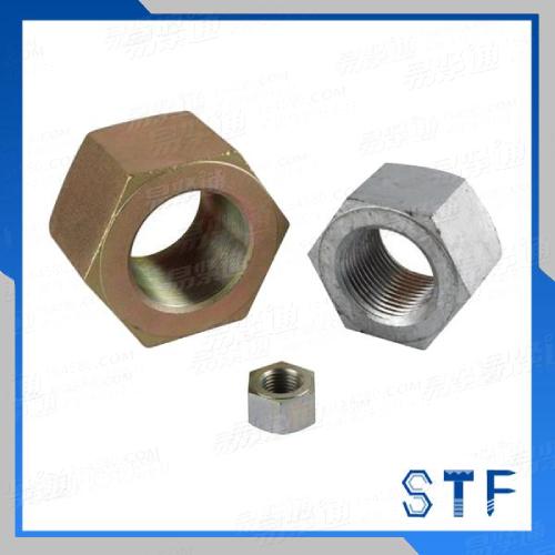 鍍彩鋅/藍白鋅  六角螺母 重型螺母