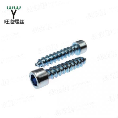 溫州廠家杯頭自攻螺旋扣鍍鋅螺旋扣尖端螺旋扣內(nèi)六角螺釘非標(biāo)來圖