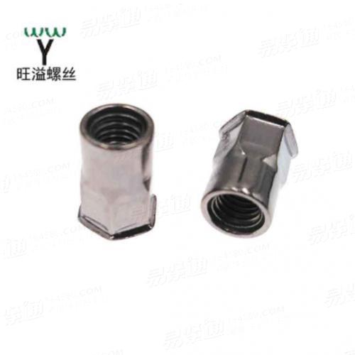 廠家直銷 不鏽鋼304小沉頭 内外半六角螺母 六角拉鉚螺帽 M3-M12
