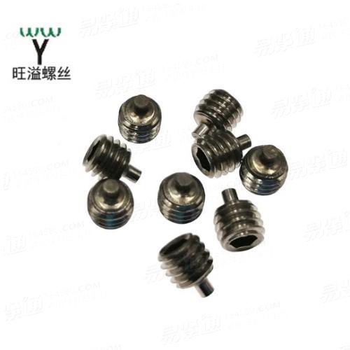 溫州廠家不銹鋼304內六角圓柱端緊定頂絲止付螺絲螺栓GB79平915