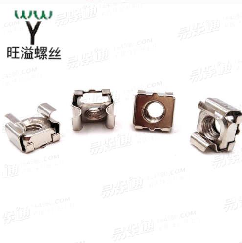 温州厂家卡式螺母四方浮动螺母卡槽螺母螺帽碳钢镀锌YJT3015