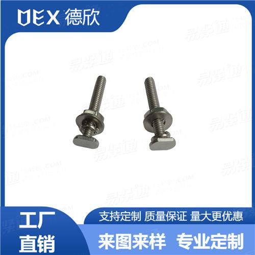 厂家直销304不锈钢美制非标T型螺栓 T型弹垫平垫螺母组合螺丝