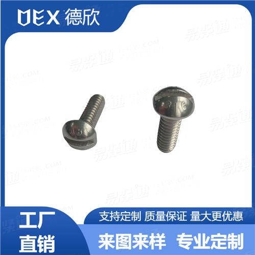 廠家直供銷316不鏽鋼ANSI/ASME 美制圓頭一字槽螺釘 圓頭開槽螺釘