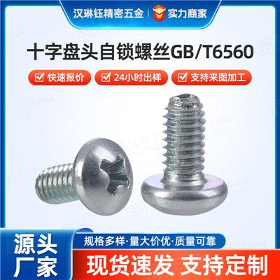 厂家直销防松脱自攻丝多规格 铁/不锈钢十字盘头自锁螺丝GBT6560