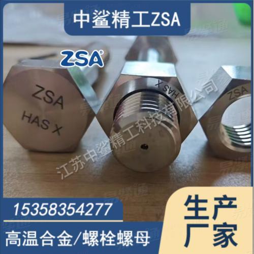 Hastelloy X六角螺栓螺母