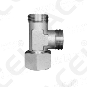 ISO 8434-1-SWORT 帶旋轉螺母運行三通LED