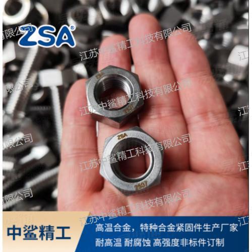 2205/2507/904L/1.4529/C276/ 六角螺母-江苏中鲨精工科技有限公司