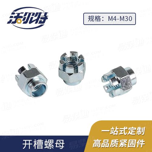 廠家直銷一站式定制高品質非标緊固件開槽螺母