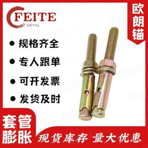 镀彩韩国套管 不锈钢韩国膨胀螺栓 热度锌英美制膨胀螺栓