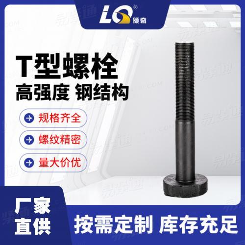 甯波領奇制造标準GB37-1988T型螺栓（碳鋼發黑）
