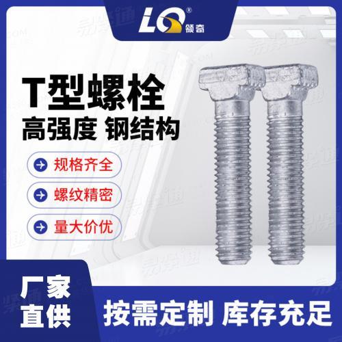 宁波厂家直供环保达克罗T形螺栓螺丝M12高强度非标螺栓机车用T型