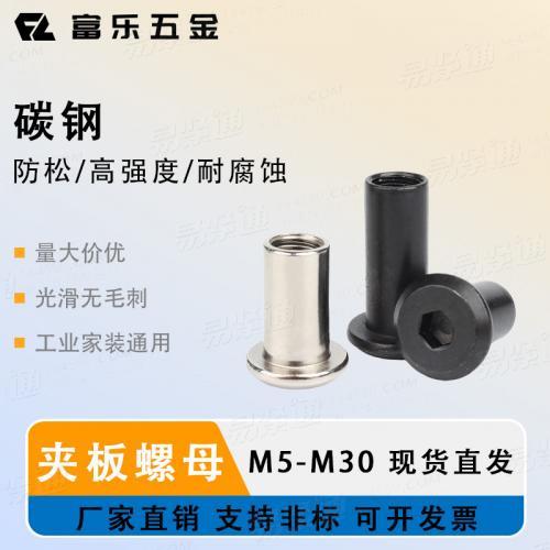 工厂直销品质螺母内六角倒边夹板螺母YJT3039
