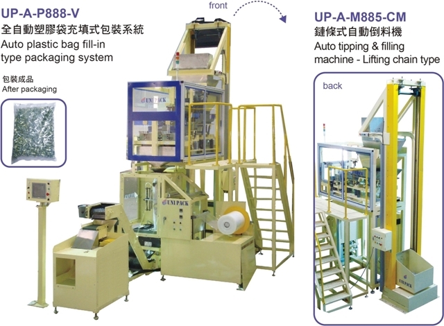 全自動塑膠袋充填式包裝系統