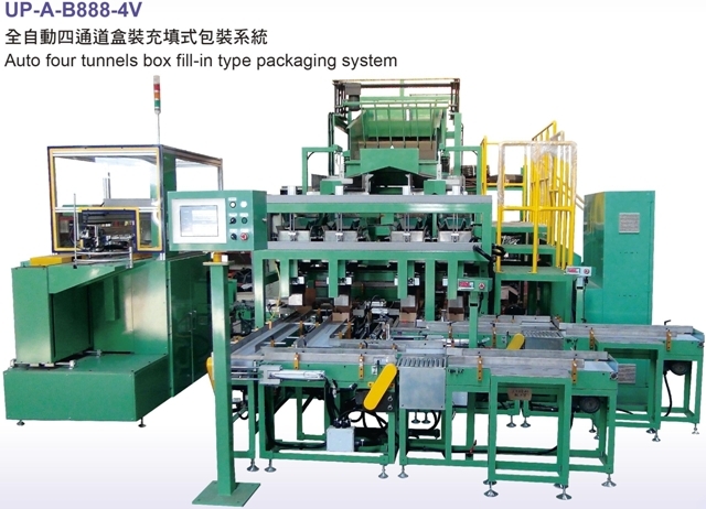 全自動四通道盒裝充填式包裝系統
