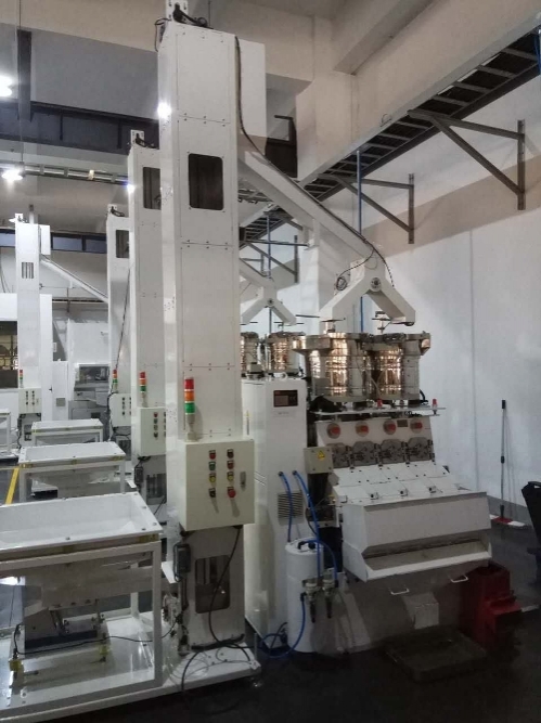 垂直提升双出口补料机