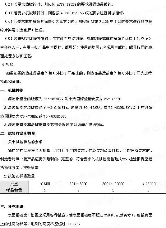 ASTM F 436 - 2011 淬硬鋼制平墊圈技術要求