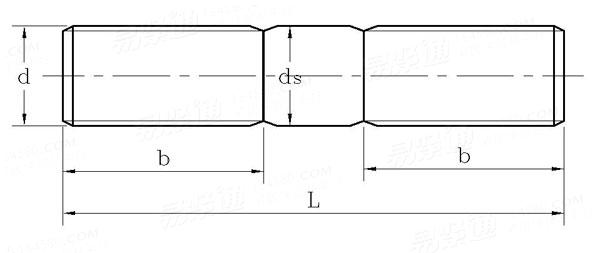 IFI  528 - 1999 米制等長雙頭栓