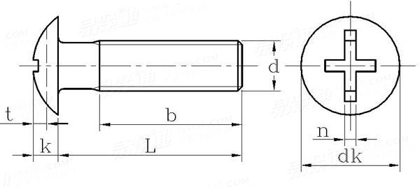 NF E 25-129 - 1985 十字槽大扁頭螺釘