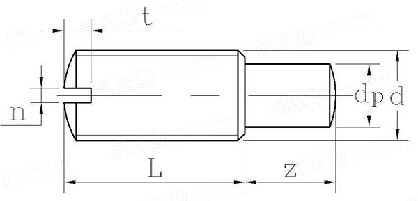 QJ  2379 - 1992 開槽球面柱端螺釘