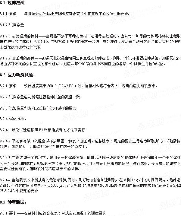 ASTM A 453/453M - 2011 高温作业用的膨胀系数与奥氏体钢相近的栓接材料