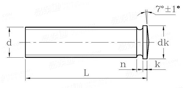 ISO  13918 (FD) - 1998 FD型，帶法蘭的螺紋螺柱