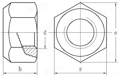 GB /T 6185.2 - 2000 2型全金属六角锁紧螺母 细牙