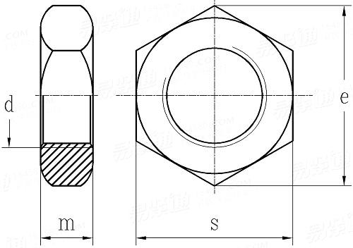 GB /T 18195 - 2000 精密機械用六角螺母