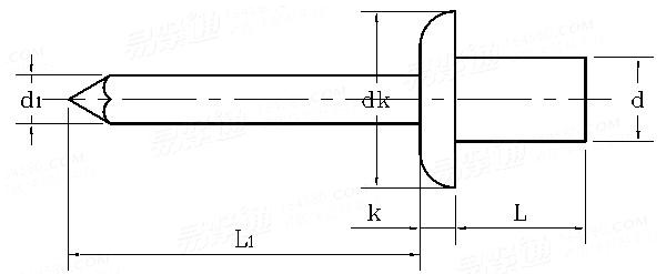 DIN EN ISO  16585 - 2003 全不锈钢封闭型盘头抽芯铆钉