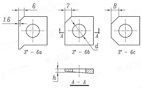 BS  4395-1 - 1969 米制锥形方垫片