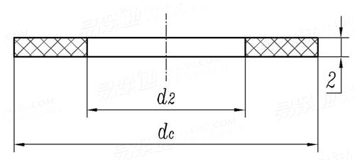 DIN  86039 - 2000 船舶與海上技術 法蘭聯接用平墊圈
