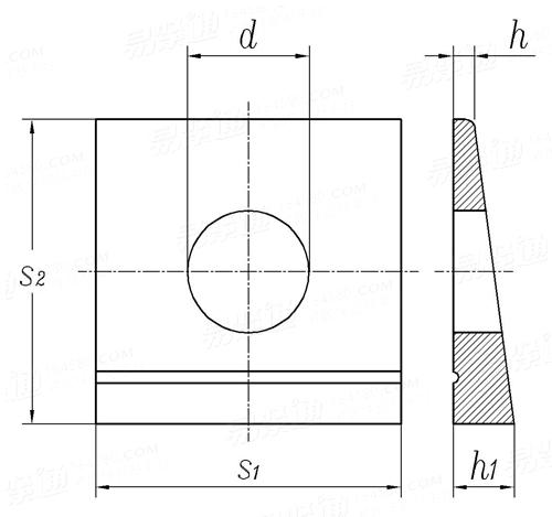 CNS  157 - 1994 方形锥面垫圈（工字钢用）