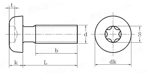 JIS B 1107 - 2018 梅花槽盤頭螺釘