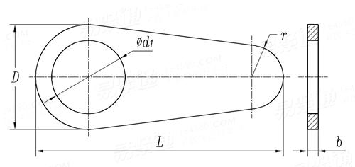 GB  961 - 1988 單耳托闆自鎖螺母墊片