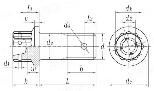 HB  6900 - 1993 十二角头螺栓