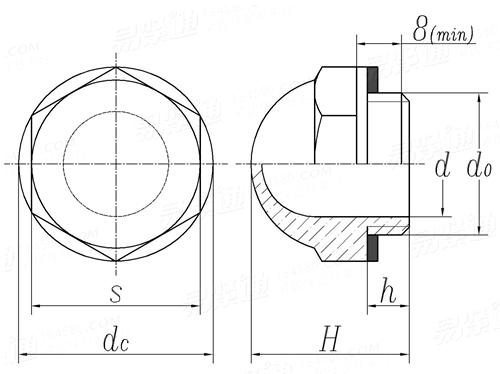 GB  1160.2 (B) - 1989 旋入式圓形油标 B型