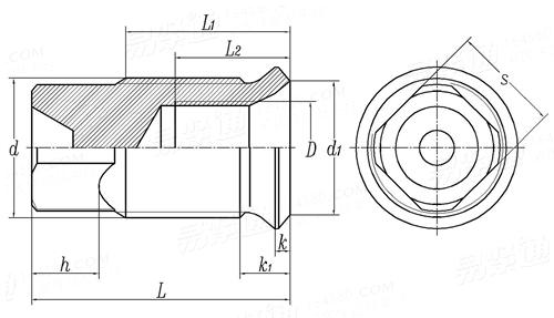 QC /T 357 - 1999 汽車車輪環(huán)形螺母