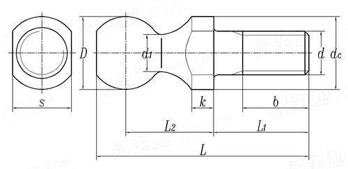QC /T 328 - 1999 汽車用螺杆式球銷