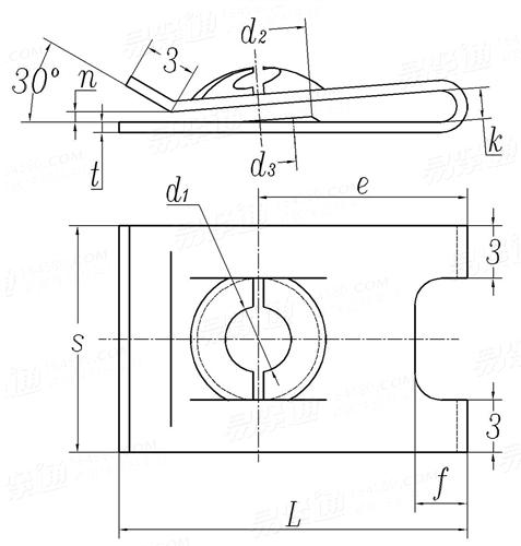 QC /T 330 - 1999 汽車用簧片螺母