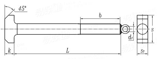 HG /T 21545 (VI) - 2006 T型头锚栓