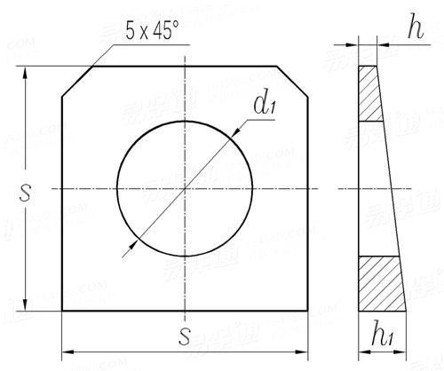 JB /ZQ 4338 - 2006 轻型槽钢用方斜垫圈
