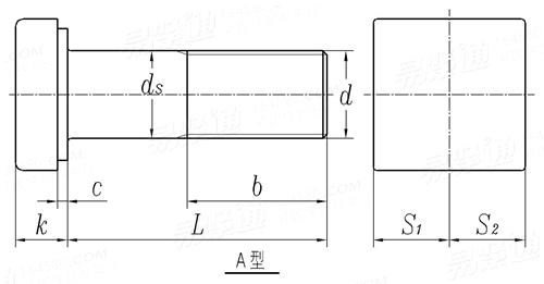 JB /T 11009 (A) - 2010 履帶式推土機 驅動輪齒塊用螺栓 A型