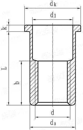 Q  372 平头铆螺母