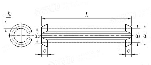 JIS B 2808 (GL) - 2005 輕型直槽彈性圓柱銷 [Table 3]