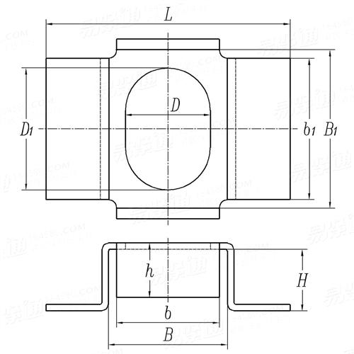QC /T 862 - 2011 B型方螺母座