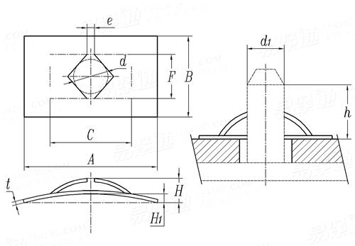 Q  393 C型闆簧螺母