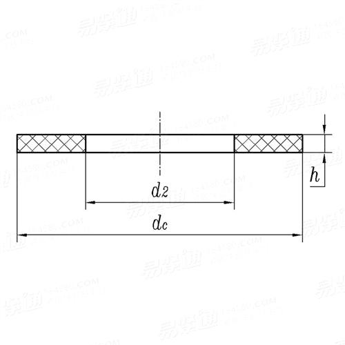 GB  583 - 1965 船用法蘭軟墊圈