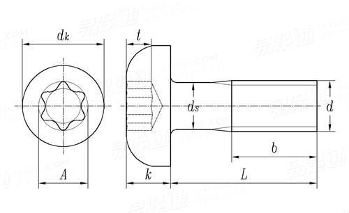 NF E 25-109 - 2001 梅花槽圆头螺钉