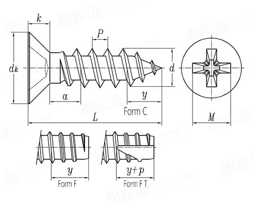 SJ  2498 - 1984 十字槽沉头自攻钉
